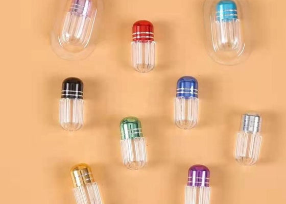 OEM PE ขวดแคปซูลพลาสติก Single Pill Empty Capsule Shells