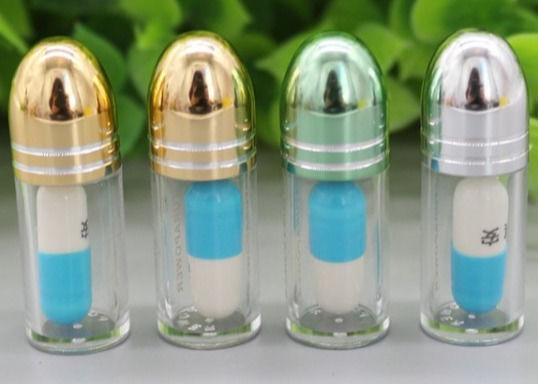 2ml ISO9001 เปล่า แคปซูล เชลล์ ภาชนะ ยา ทองคำ เดี่ยว
