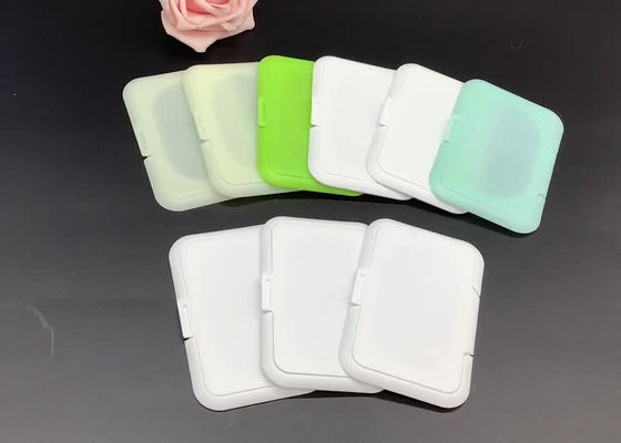 ISO9001 Baby Wipes ฝาพลาสติกสีเขียว 100mm Wet Wipes Lid