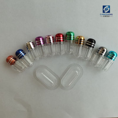 ขวดยาพลาสติกแคปซูลเดี่ยว 2g ทรงกระบอก