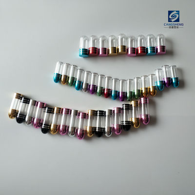ขวดแคปซูลเดี่ยวขนาด 13 มม. ฝาอลูมิเนียม SGS Rhino Gold Capsule