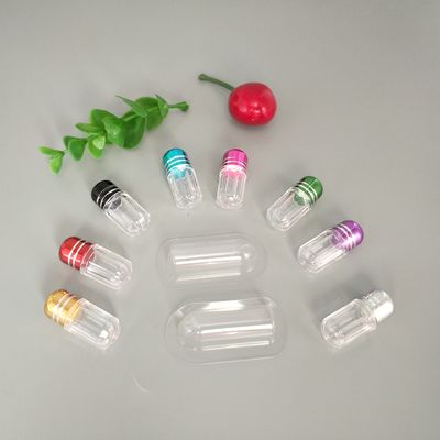 พลาสติก Blister Single Pill Container 3ml ISO9001 Metal Cap