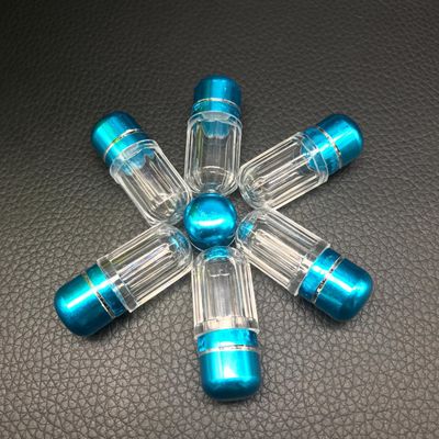 14mm 1g แคปซูลพลาสติกเปล่ายาเปลือกแคปซูลเดี่ยว