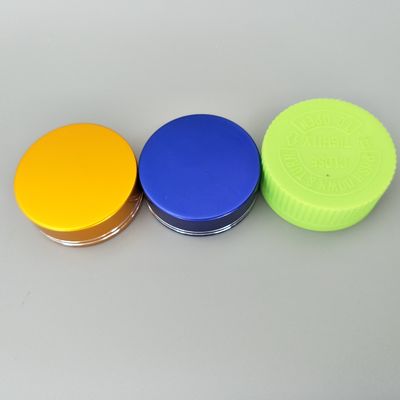ฝาเกลียวขวดพลาสติก PE ISO9001 Childproof 38mm ฝาพลาสติก