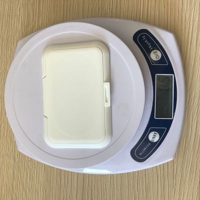 ฝาปิดเช็ดเปียกเด็กสีน้ำเงิน 100 มม. ISO9001 Flip Top Cap