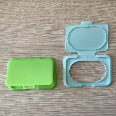 ฝาปิดเช็ดเปียกเด็กสีน้ำเงิน 100 มม. ISO9001 Flip Top Cap