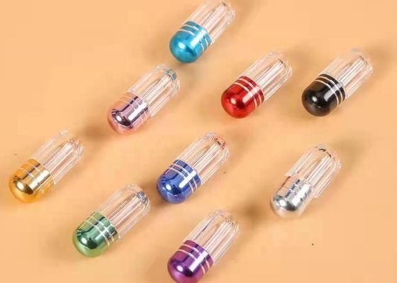 OEM PE ขวดแคปซูลพลาสติก Single Pill Empty Capsule Shells