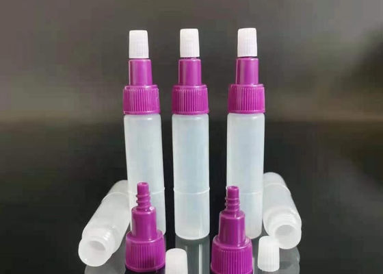 ขวดรีเอเจนต์พลาสติก PET ทรงกระบอก 5 มล. ขวดสเปรย์พลาสติกขนาดเล็ก