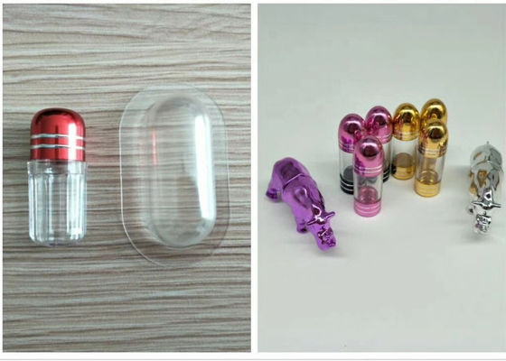 ขวดแคปซูลพลาสติกยา 12mm PS Mini Pill Case