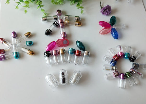 ขวดแคปซูลเปล่าขนาด 12mm 2g ยาแคปซูลแรดสีน้ำเงิน