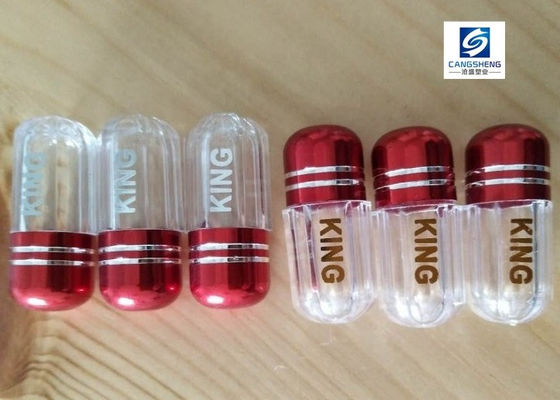 ภาชนะบรรจุยาเดี่ยวฝาอลูมิเนียมขนาด 1 มล. ISO9001 Rhino Pills Bottle