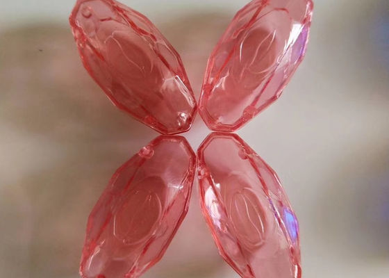 ขวดบรรจุภัณฑ์แคปซูลขนาด 15 มม. 2 กรัมรูปทรงแปดเหลี่ยม PS Plastic