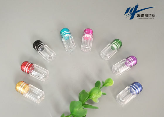 ภาชนะบรรจุยาเดี่ยวแรดสีน้ำเงินขนาด 5 มล. OEM พร้อมฝามงกุฎโลหะ