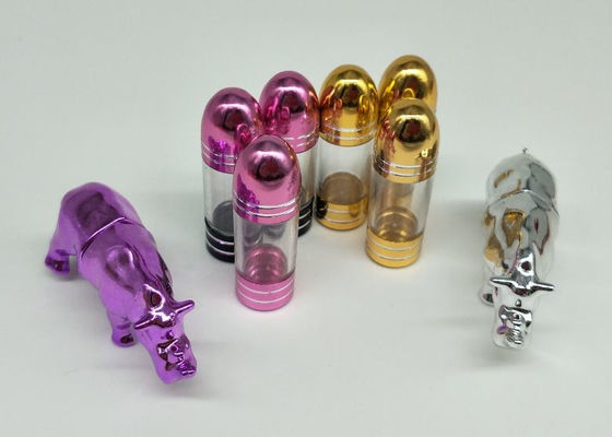 ภาชนะบรรจุยาเดี่ยวพลาสติก ABS 3g ODM Rhino Gold Capsules