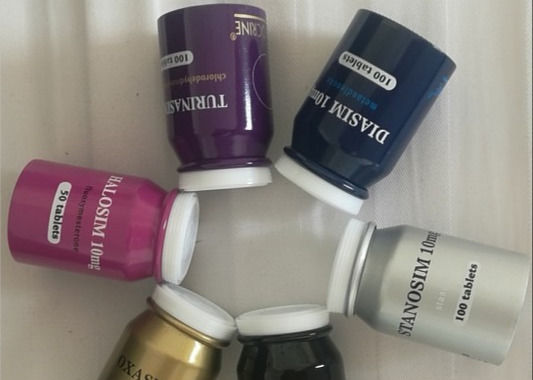 ขวดยาอลูมิเนียม FDA 10ml แท็บเล็ตกันน้ำบรรจุภัณฑ์