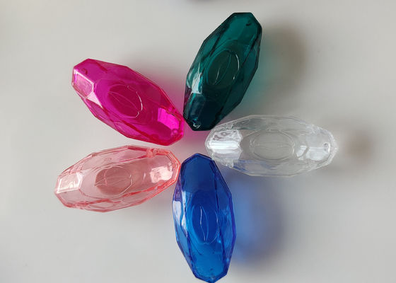 ขวดยาใส SGS 15 มม. ฝาอลูมิเนียมแคปซูลแรดสีน้ำเงิน