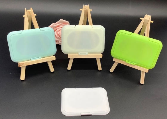 ISO9001 Baby Wipes ฝาพลาสติกสีเขียว 100mm Wet Wipes Lid