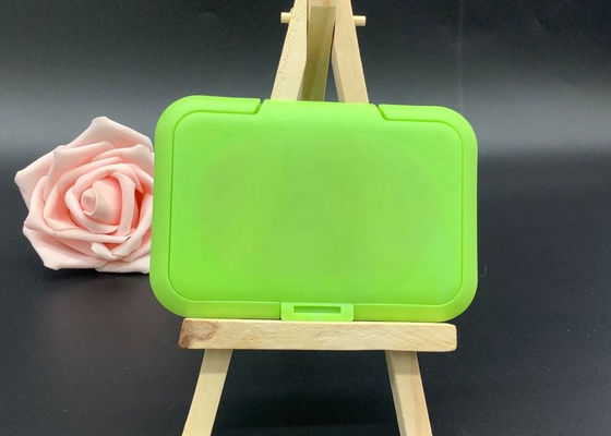 ISO9001 Baby Wipes ฝาพลาสติกสีเขียว 100mm Wet Wipes Lid