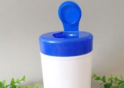 HDPE Wet Wipes Buckets ISO9001 Cylinder Wet Wipes บรรจุภัณฑ์ขวด