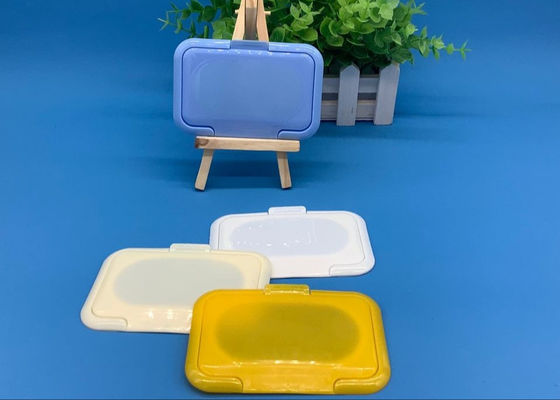 ฝาปิดผ้าเช็ดทำความสะอาดเปียก ISO9001 98 มม. Childproof Flip Top Cap