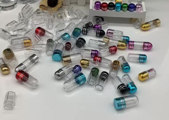 14mm 1g แคปซูลพลาสติกเปล่ายาเปลือกแคปซูลเดี่ยว